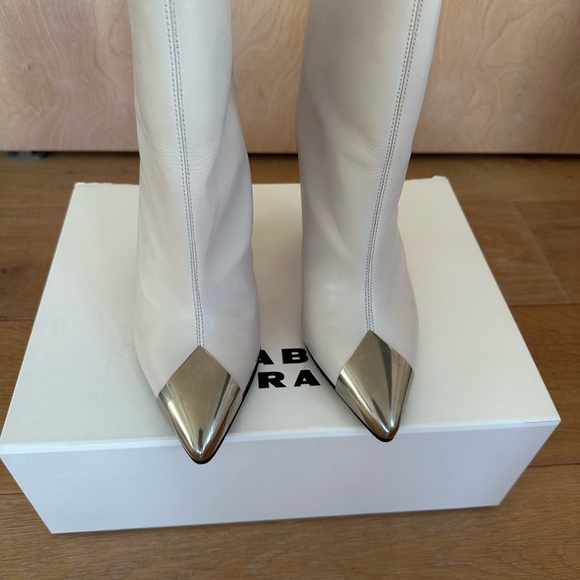 Isabel Marant Lapio Leather Ankle Boots 38 NIB - Picture 7 of 14